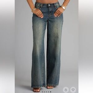 NWT Windsor Dark Blue Flare Jeans size Small